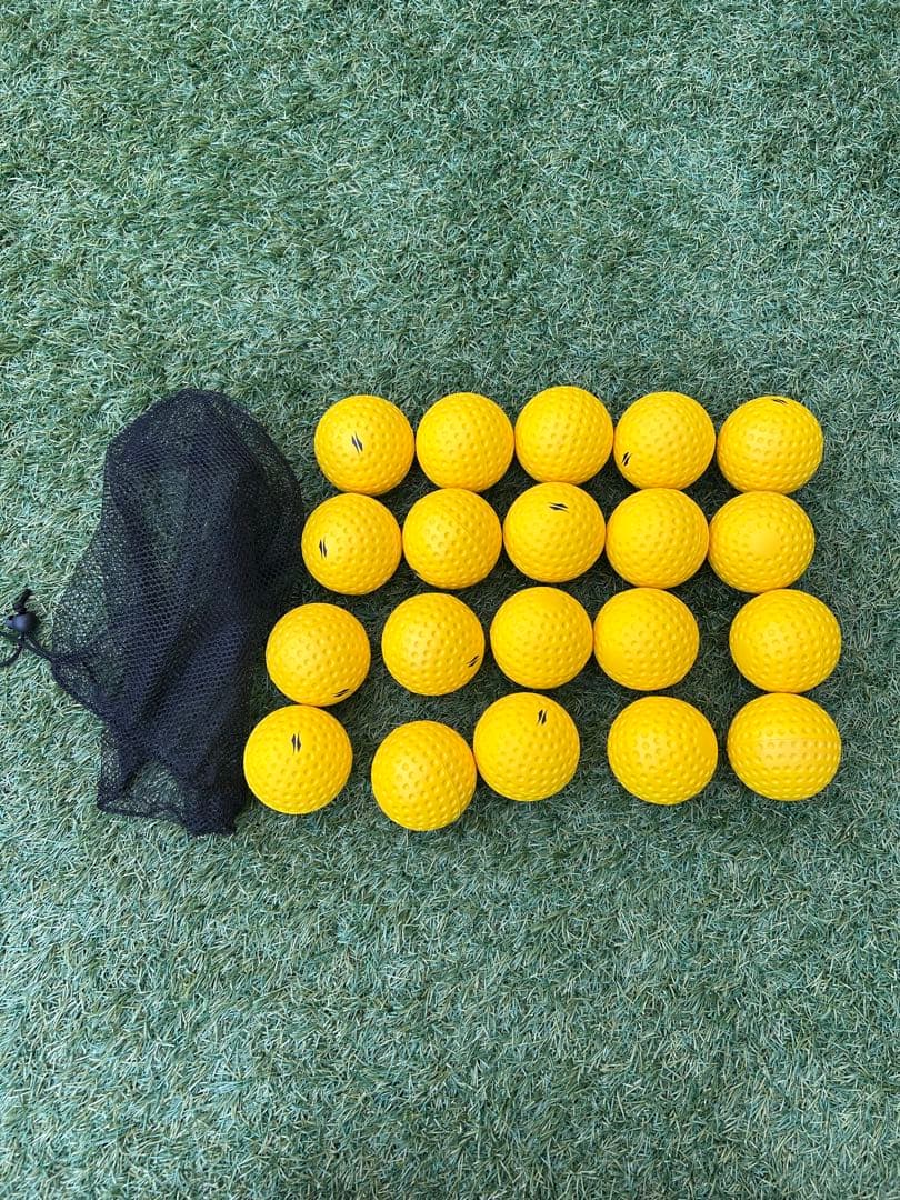 【値下げ】インドアバッティングマシン&ウレタンハードボール20個