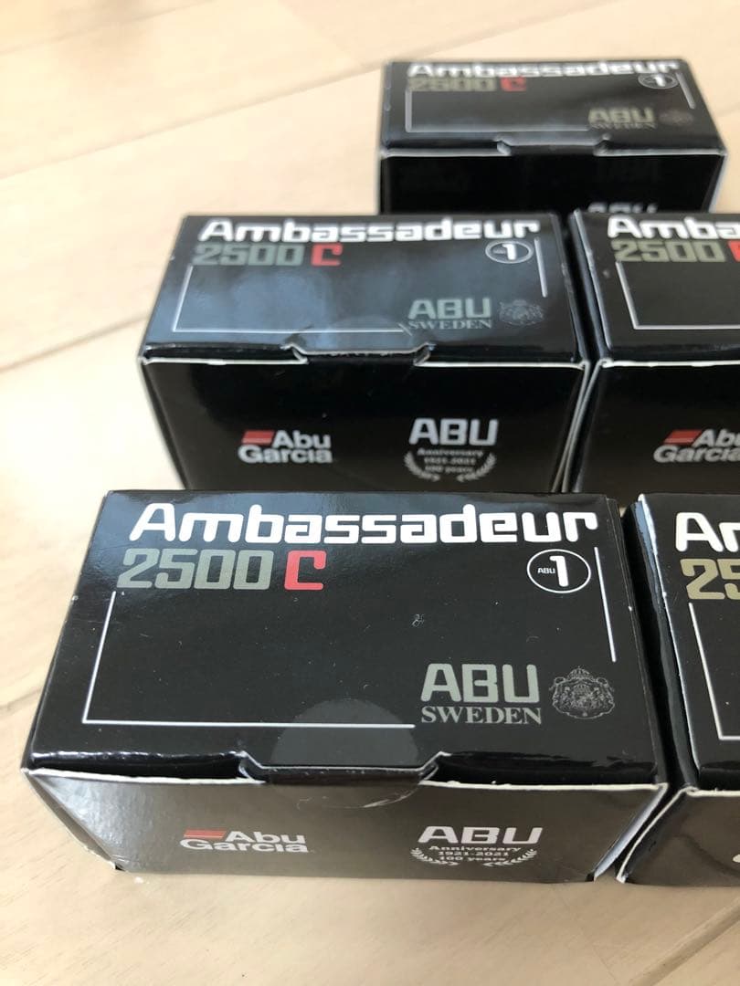 非売品 アブガルシア 100周年 アンバサダー ミニチュア リール 5色セット