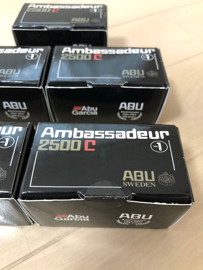 非売品 アブガルシア 100周年 アンバサダー ミニチュア リール 5色セット