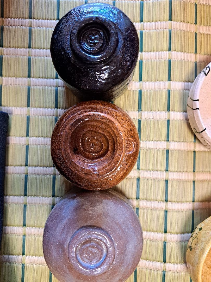 九代大樋長左衛門　12ヶ月茶碗　12客まとめて