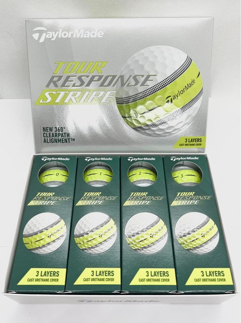 3ダース ツアーレスポンス ストライプ 2022年モデル ゴルフボール