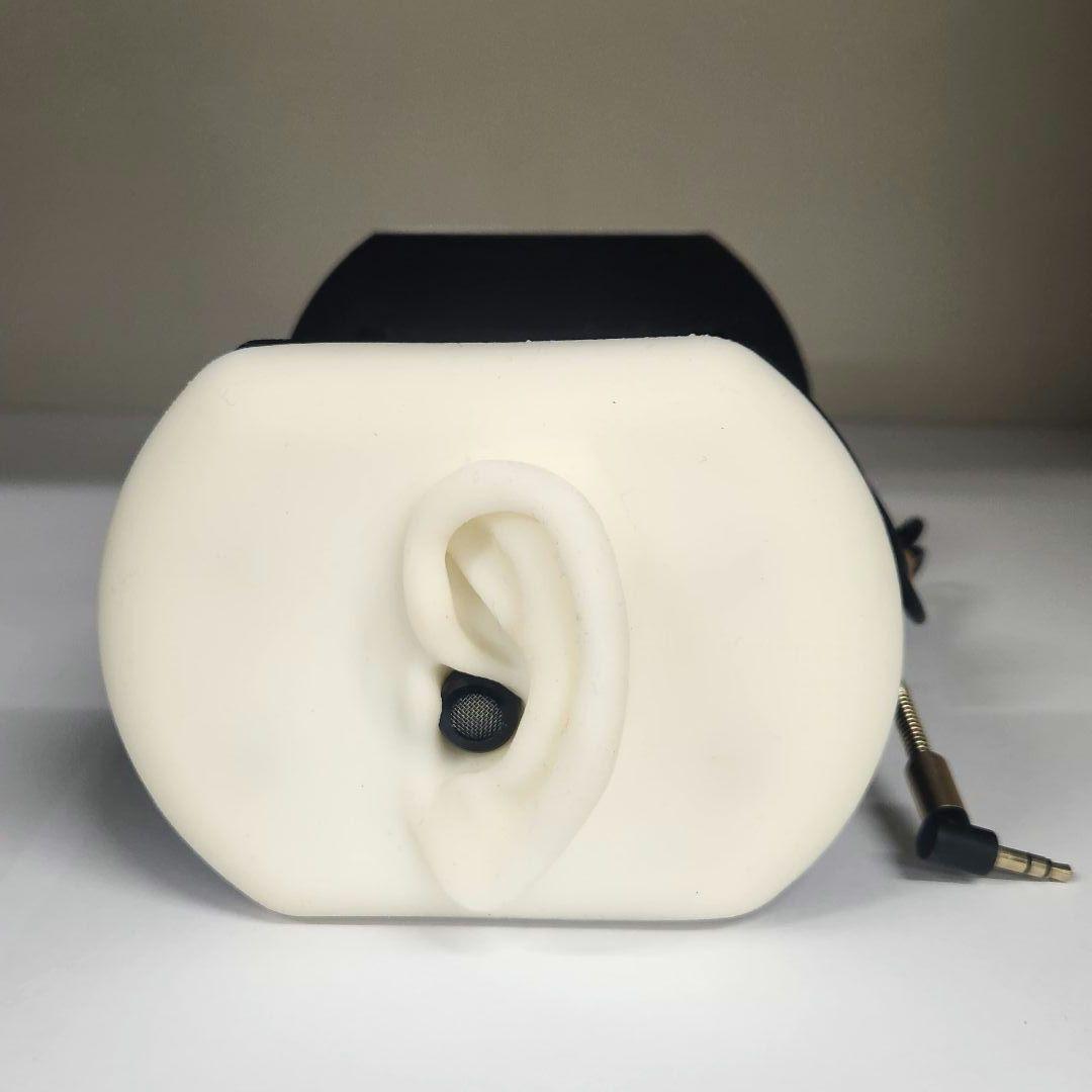 DuoPop2.0 バイノーラルマイク　ASMR 録音　シリコン擬似耳 高感度