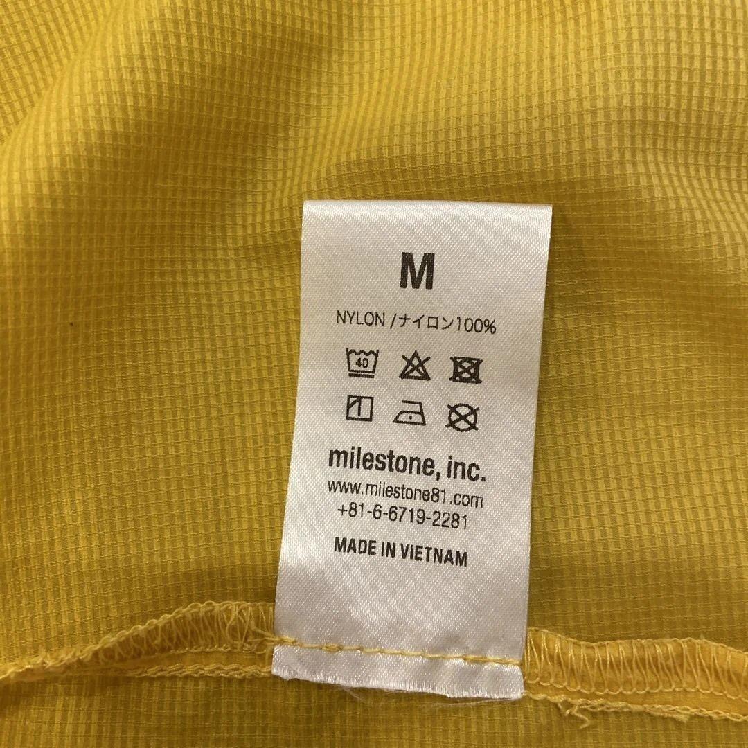 【美品】マイルストーン⭐︎オニオンフーディー⭐︎Mサイズ⭐︎イエロー
