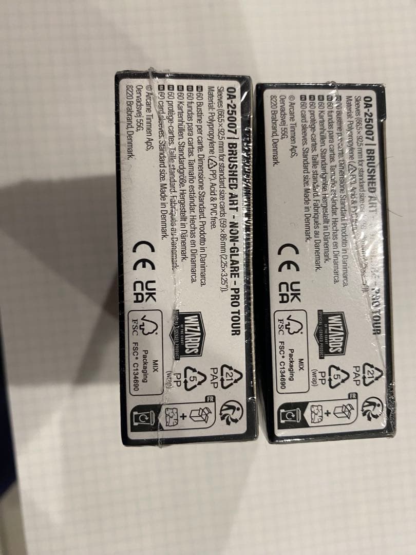 MTG プロツアー　PRO TOUR スリーブ　箱入り　未開封品 2個セット