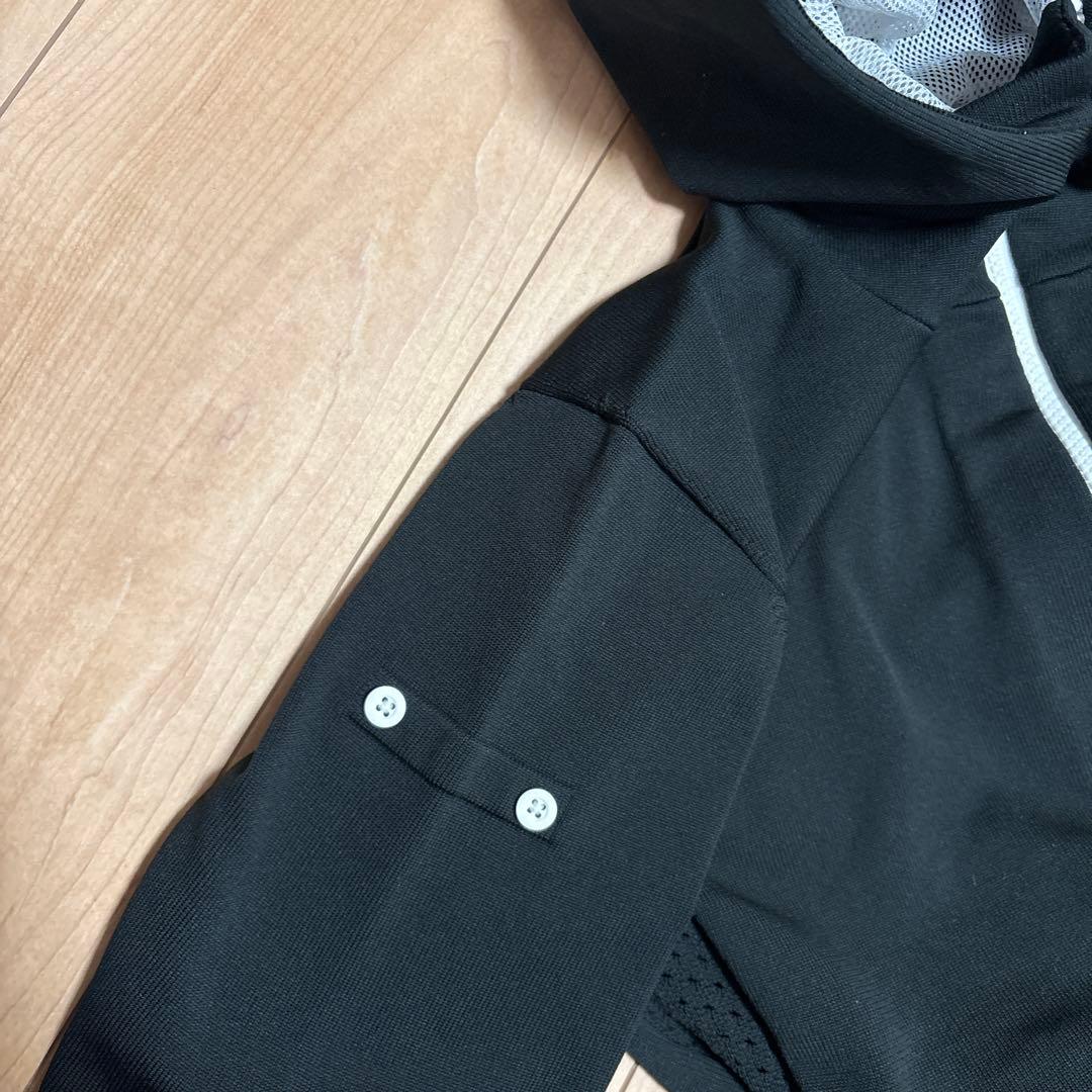 黒M 定価37400円　ブリーフィングゴルフ　レディース　ニットパーカー