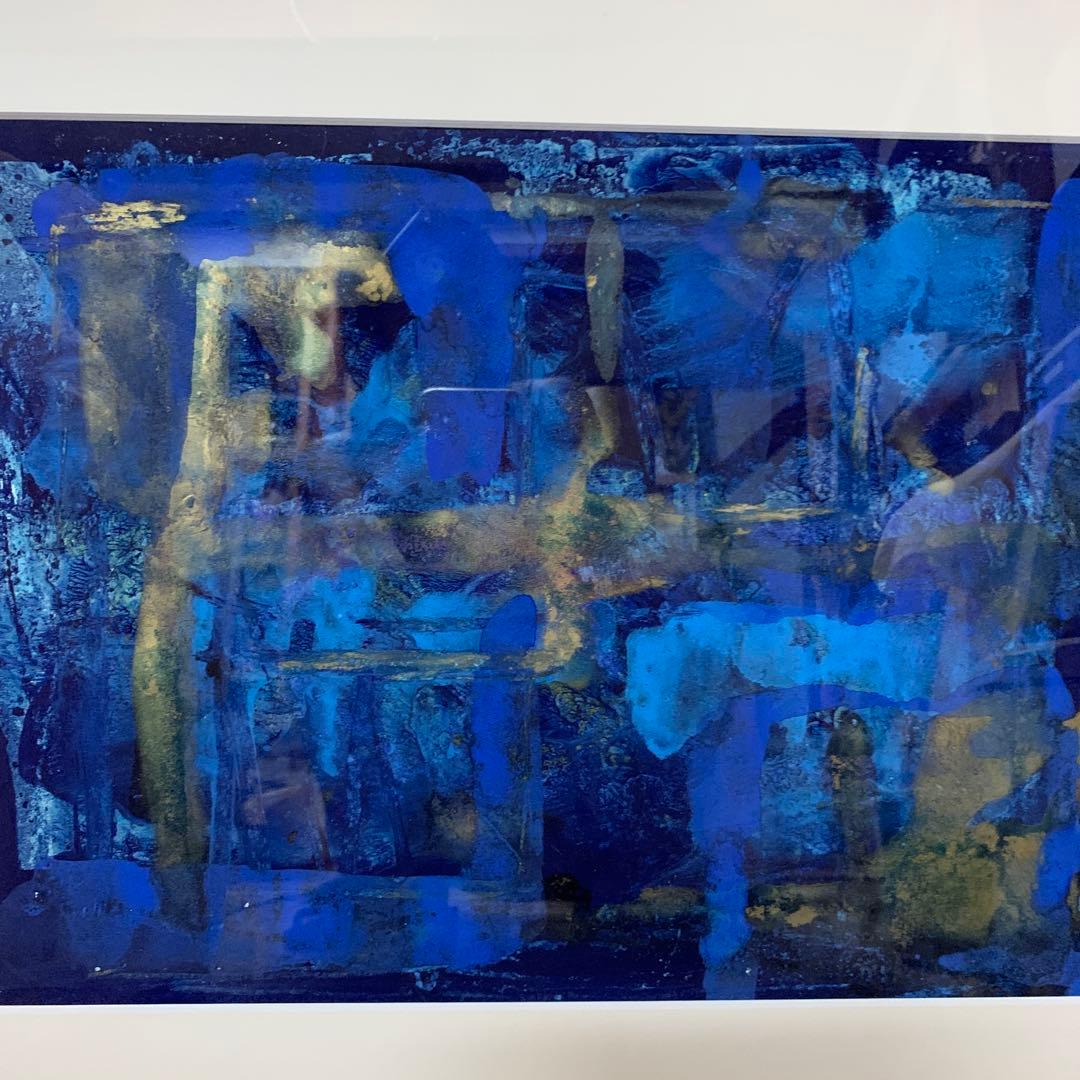 安藤玉子　原画　藍染のような作品