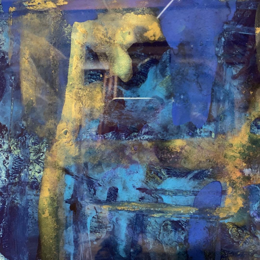 安藤玉子　原画　藍染のような作品