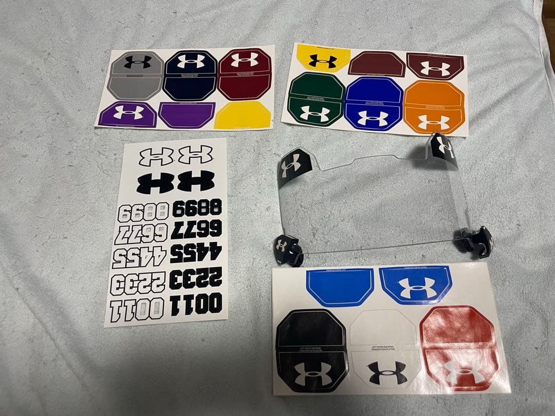 アンダーアーマー アイシールド(クリア)新品・未使用 ＊公式戦使用可能