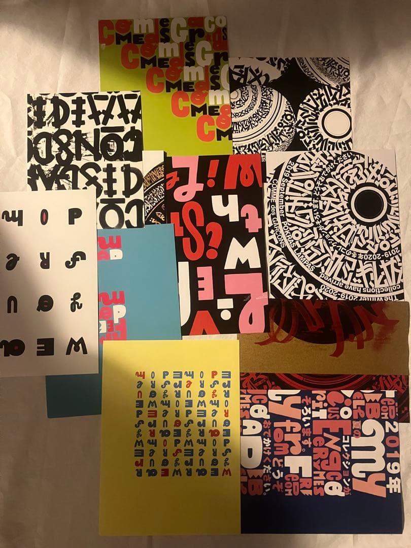 コムデギャルソン.アート作品完品複数大量枚数有り