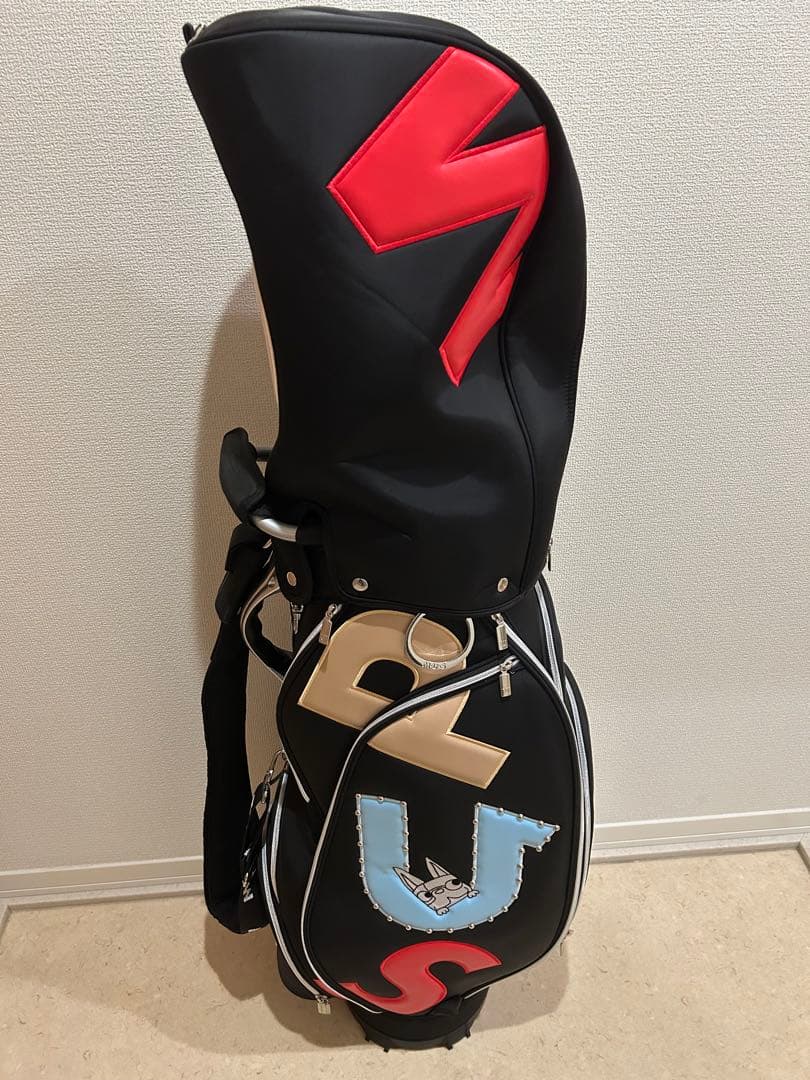 MU SPORTS ブラック ゴルフバッグ　9.5型