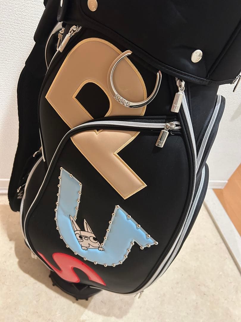 MU SPORTS ブラック ゴルフバッグ　9.5型