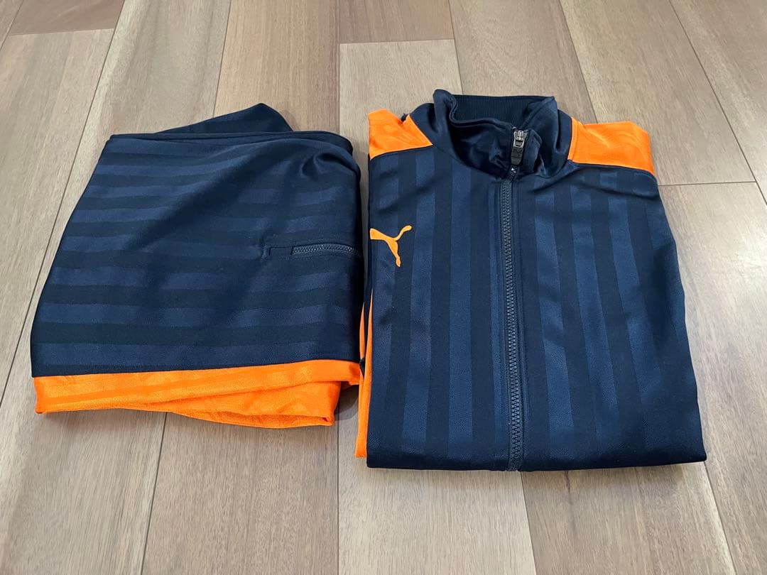 PUMA ジャージセット L ネイビー/オレンジ