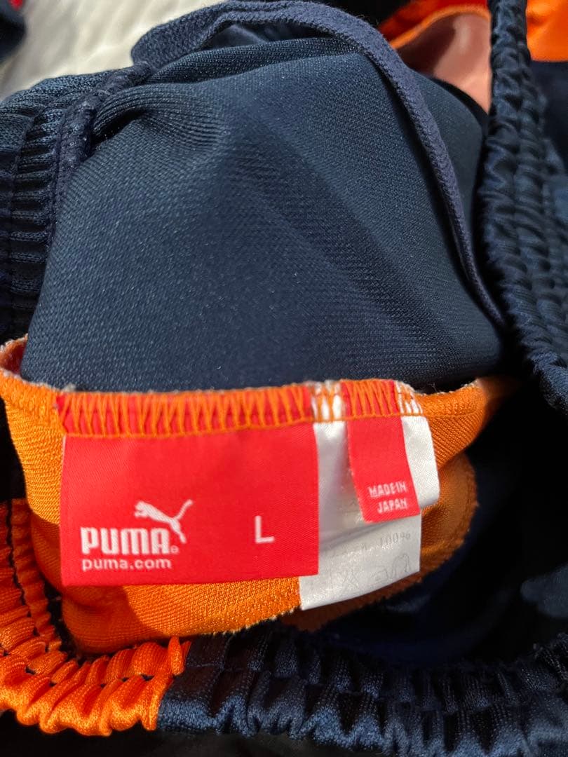 PUMA ジャージセット L ネイビー/オレンジ