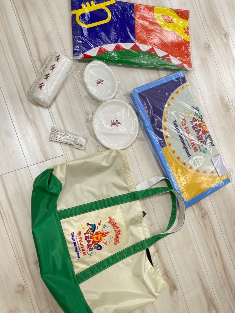 新品　東京ディズニーランド　フジフィルム　レジャーセット　レア　レトロ　90s