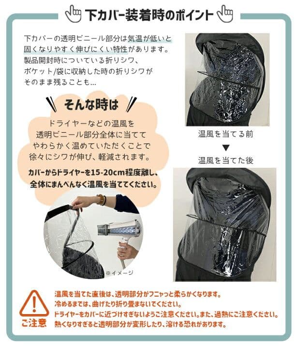 Panasonic 純正チャイルドシート レインカバーNAR187　GyuttO