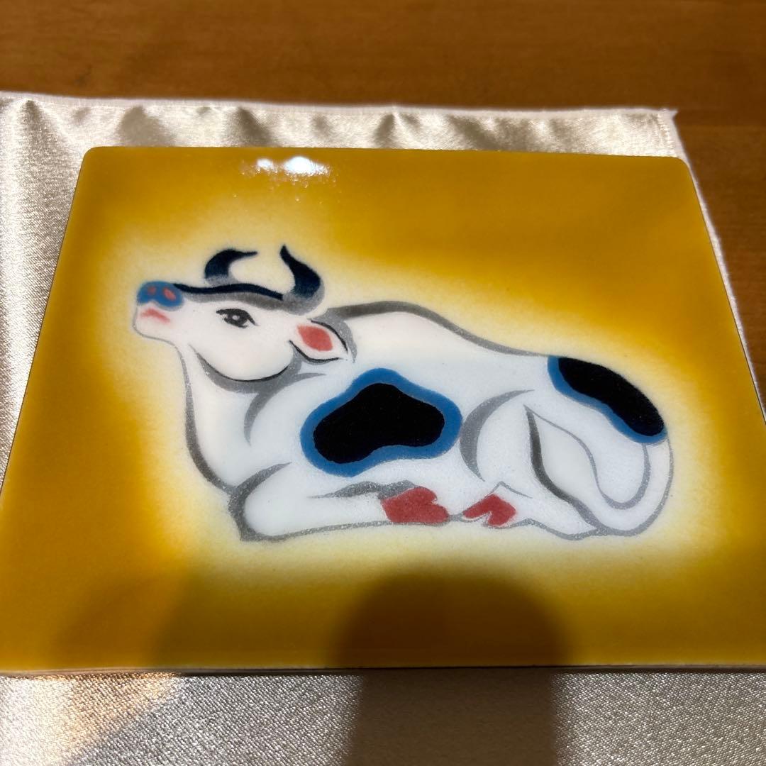 レア ヴィンテージ 安藤七宝店の七宝焼の飾皿　8枚セット