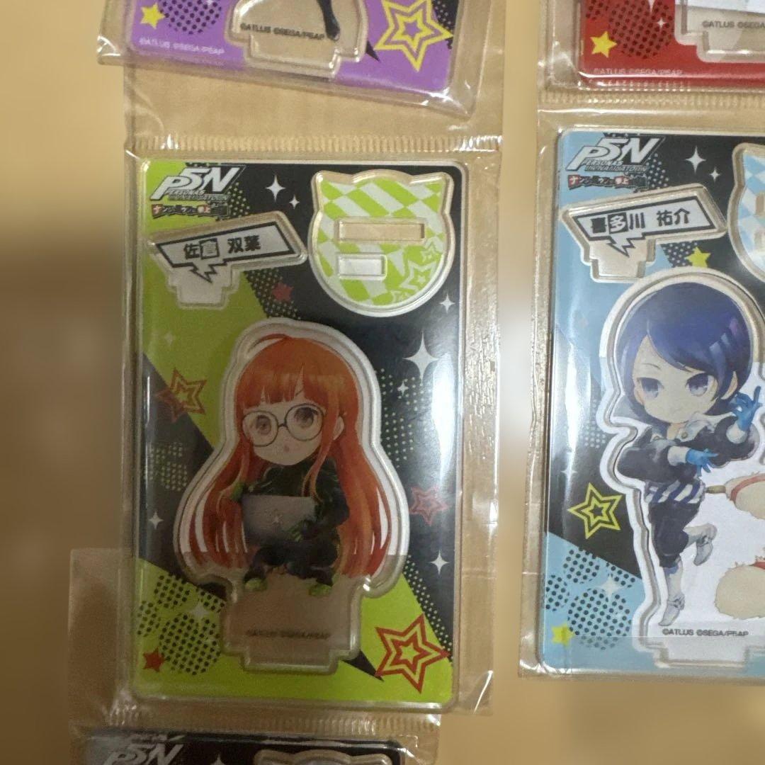 ペルソナ５　ナンジャタウン　アクスタ　全９種　おまけ付　雨宮蓮　明智吾郎