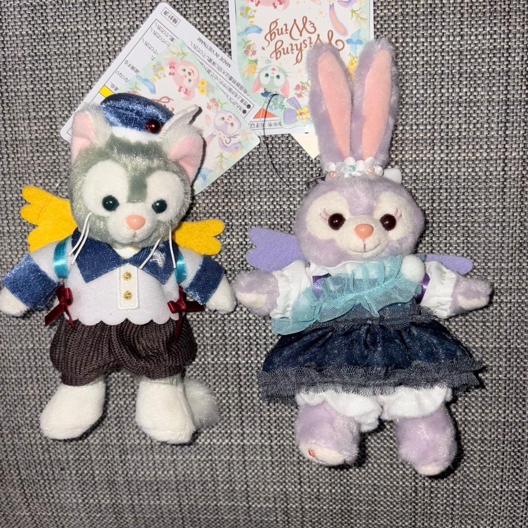 ディズニーリゾート　ダッフィーフレンズ　ウィッシングウィングス　ぬいば　チャーム