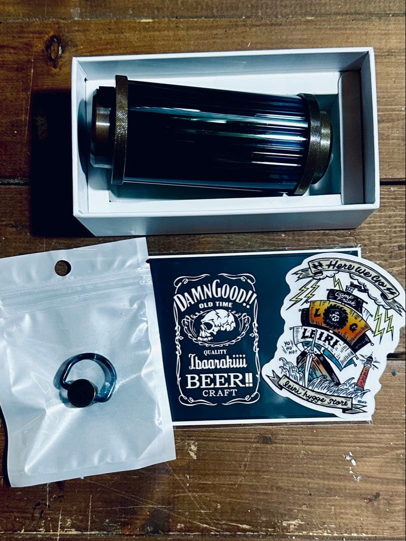 miyabi rich 黒染DAMNGOODとleiriステッカーDリングセット