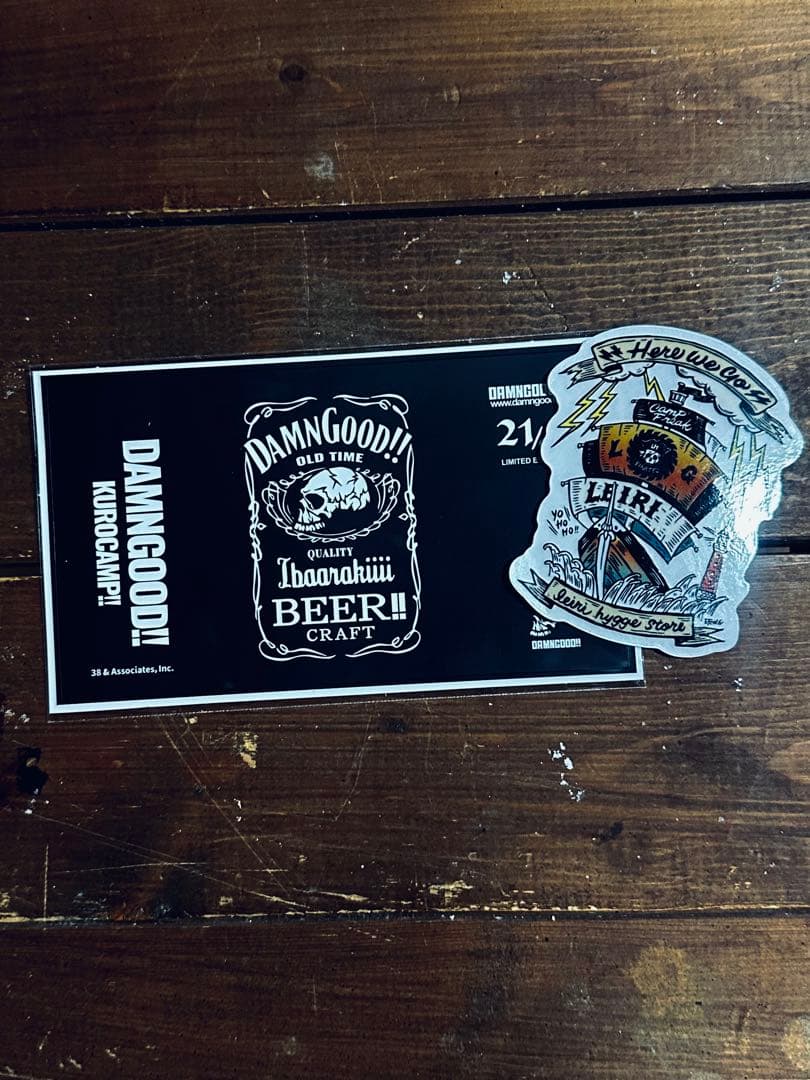 miyabi rich 黒染DAMNGOODとleiriステッカーDリングセット