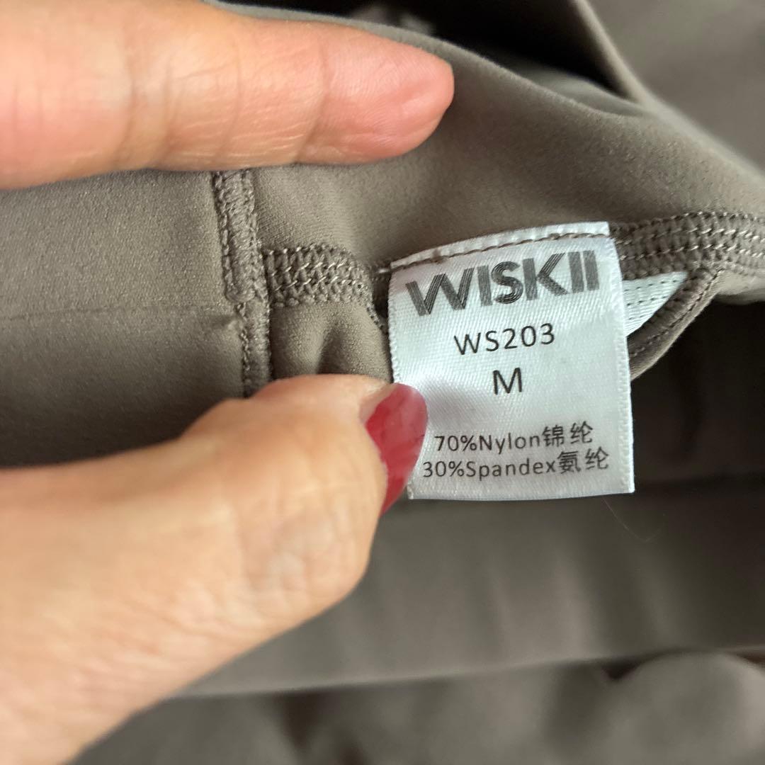 WISKI スカラップデザイン ヨガウェア セット