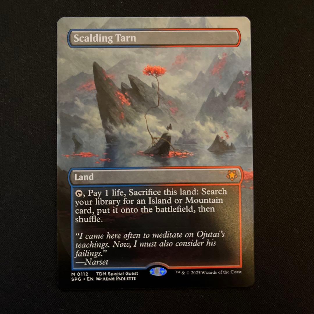 MTG 英語 Scalding Tarn 沸騰する小湖 ボーダーレス