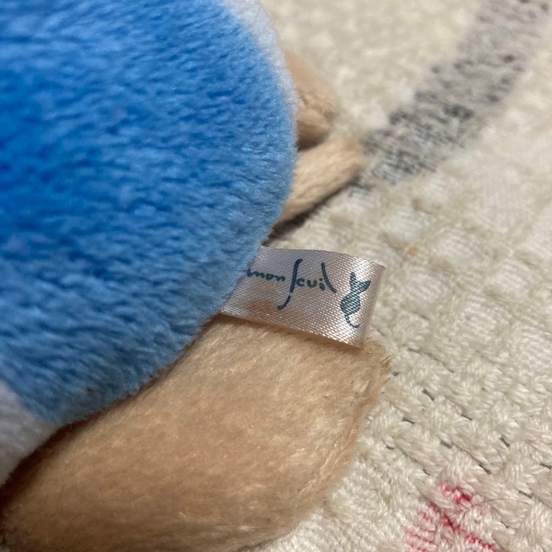 モンスイユ　MAY BLUE カメ　ぬいぐるみ　中古品　穴あき有