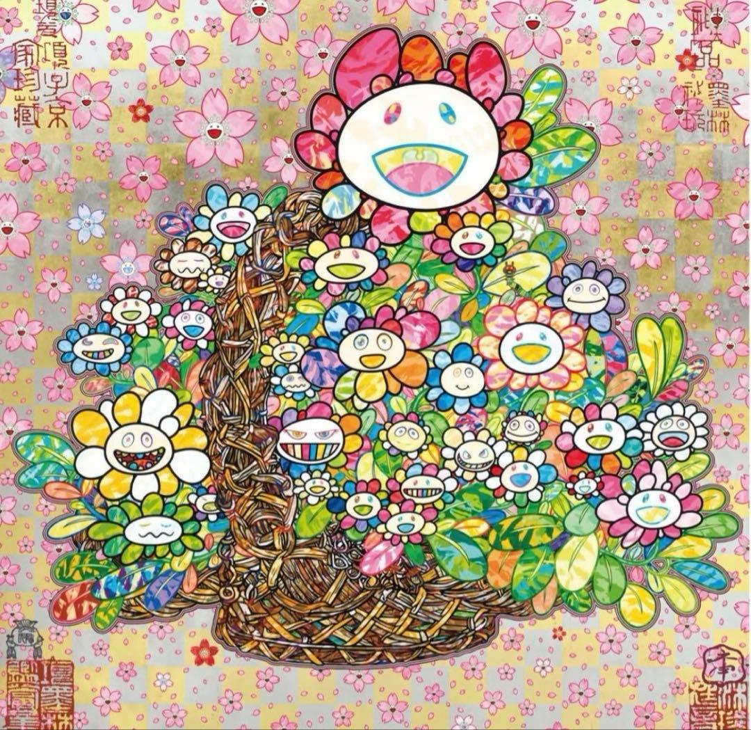 村上隆 宋李嵩 「花籃」 へのオマージュ