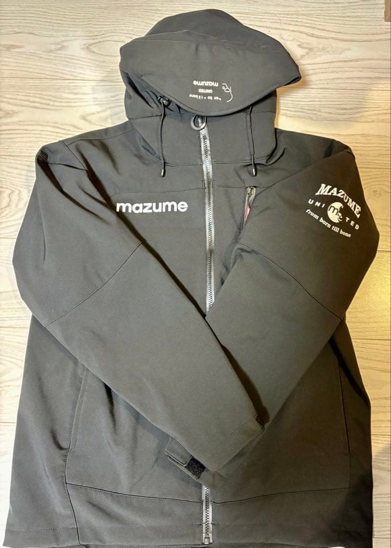 mazume フィッシングジャケット 黒 XL 防寒 裏ボア美品 ※2/28まで