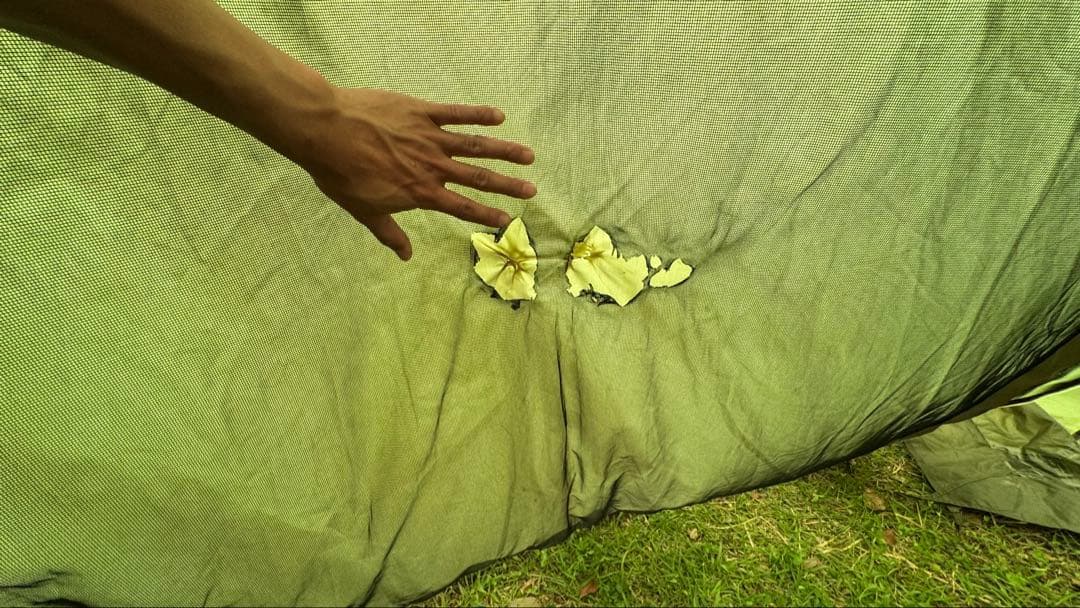 カマボコテント3 オプション品充実　寝室とリビングに分かれています