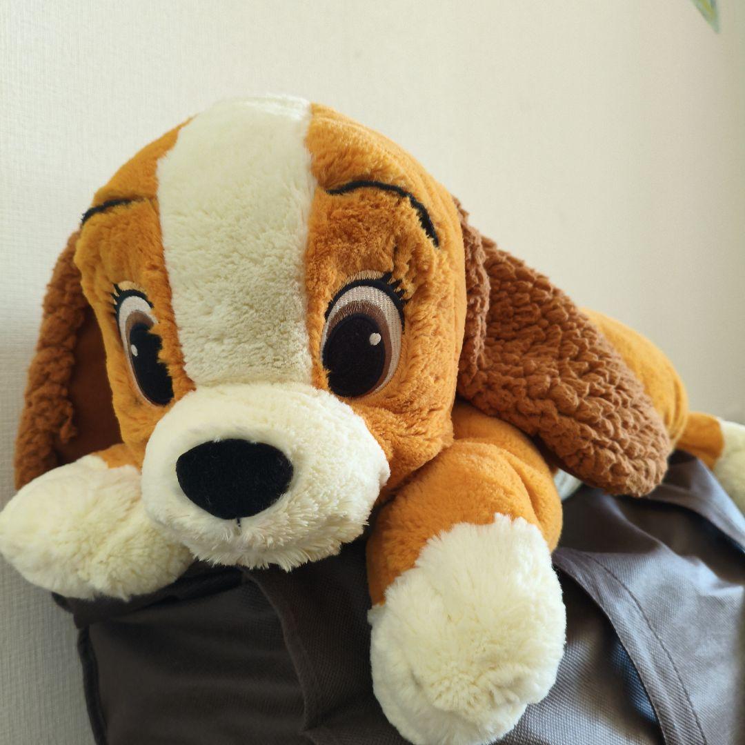 ディズニーストア　わんわん物語　レディ　ぬいぐるみ　ビッグ　抱き枕