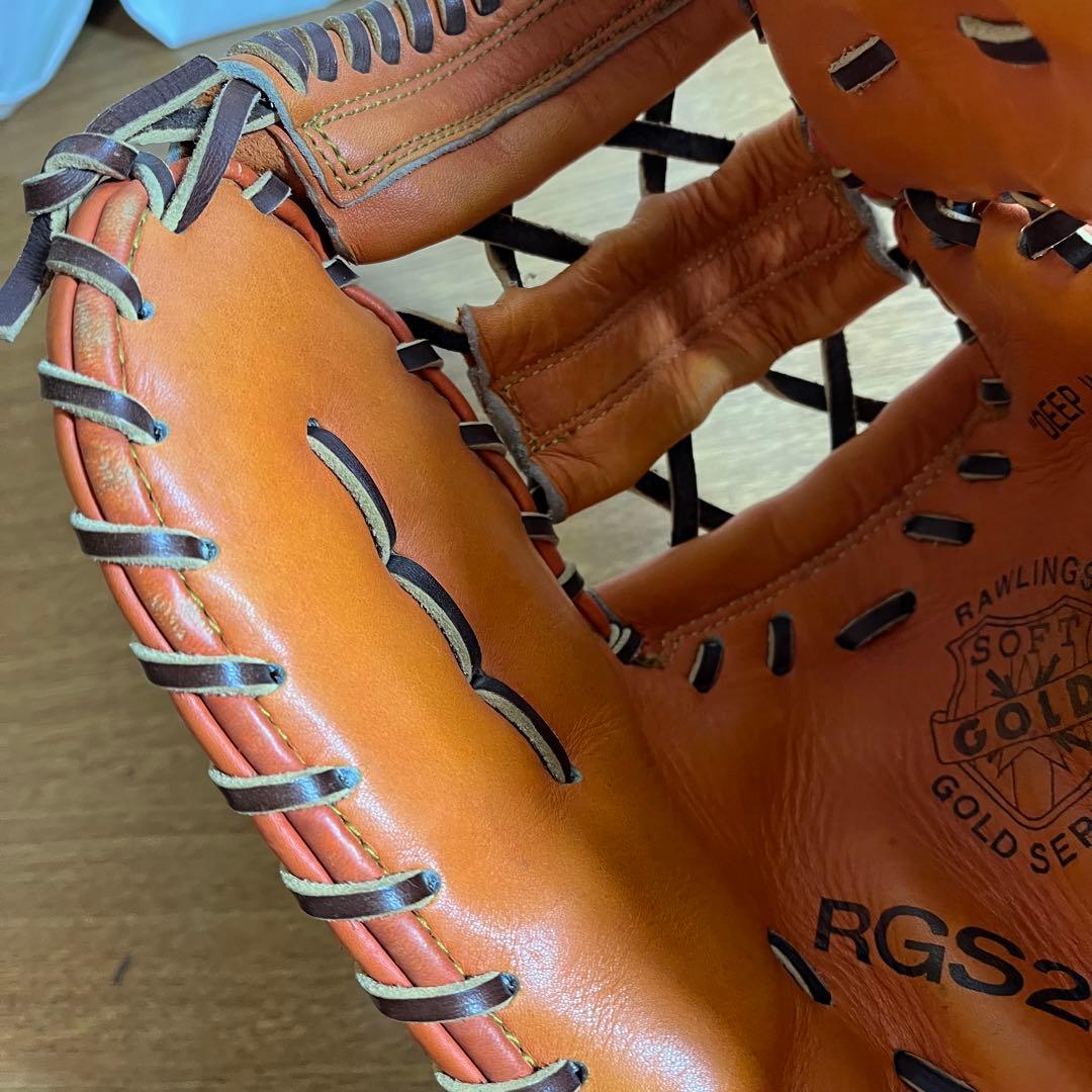 ローリングス Gold Series 一般軟式 ソフト ファーストミット 美品
