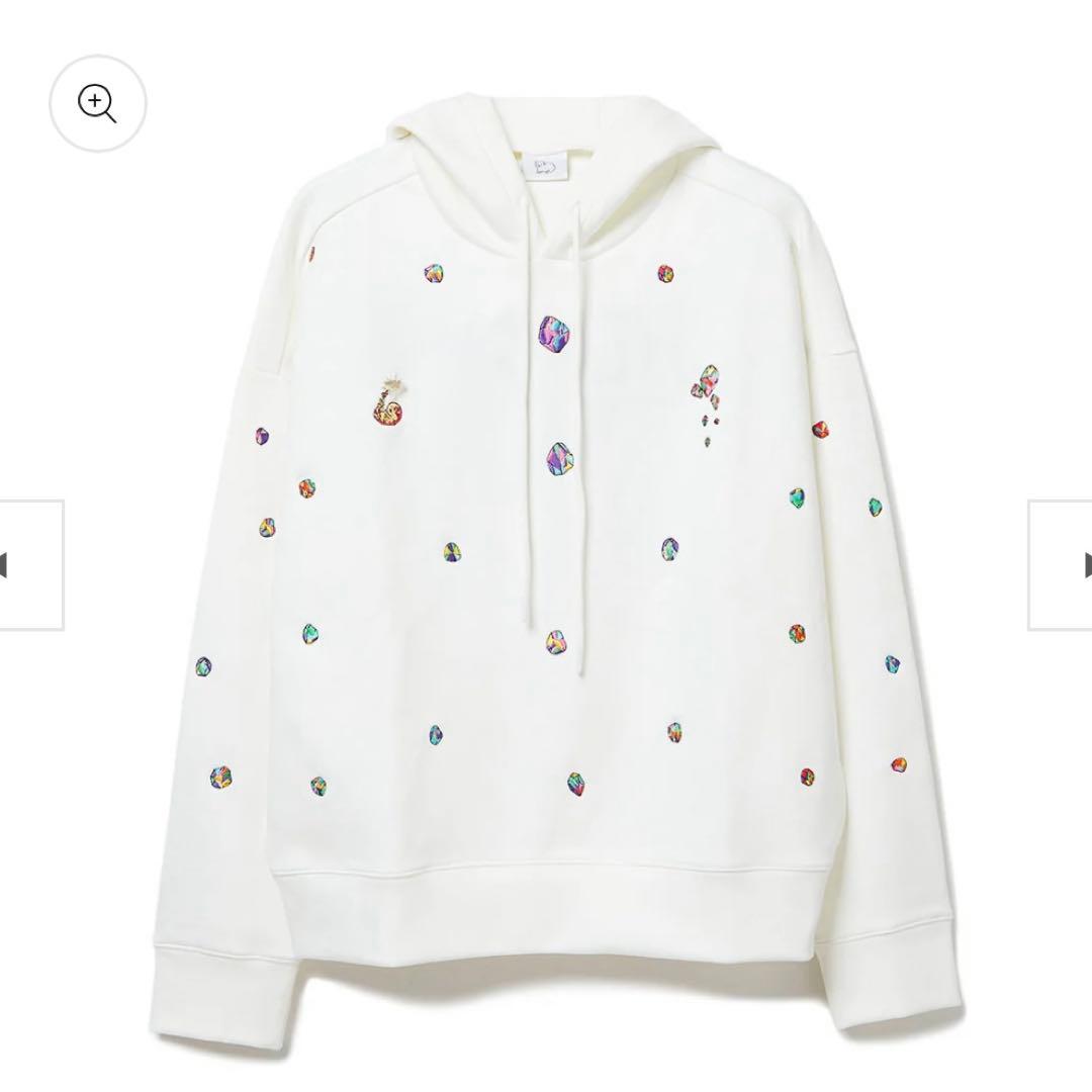 【新品】米津玄師　変身　宝石パーカー / WHITE サイズXL