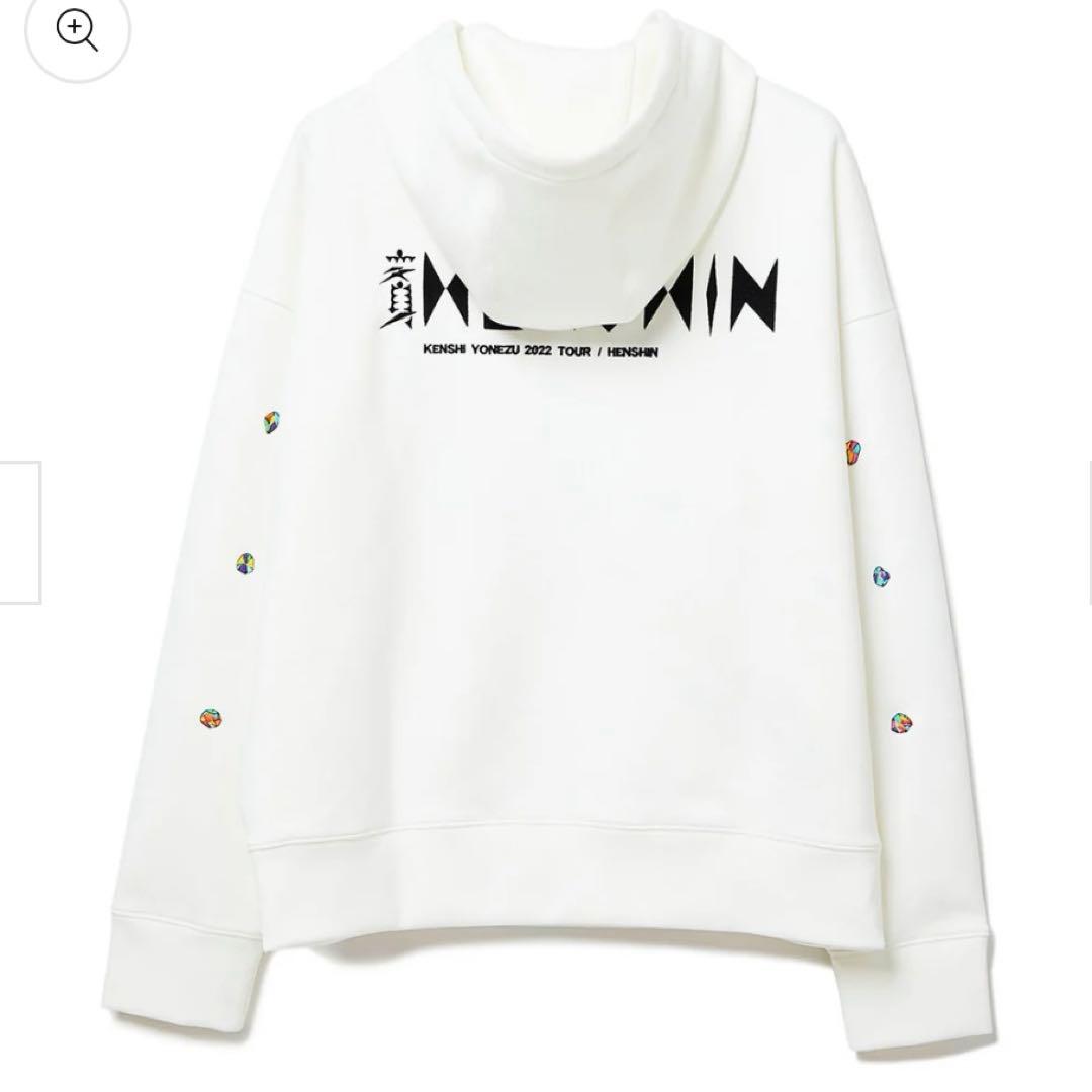 【新品】米津玄師　変身　宝石パーカー / WHITE サイズXL