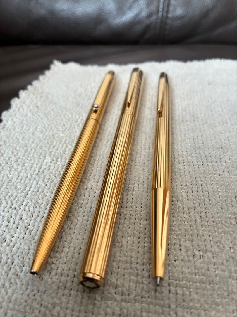 エ*和様 ◾️MONT BLANC モンブラン◾️ゴールド ボールペン・万年筆