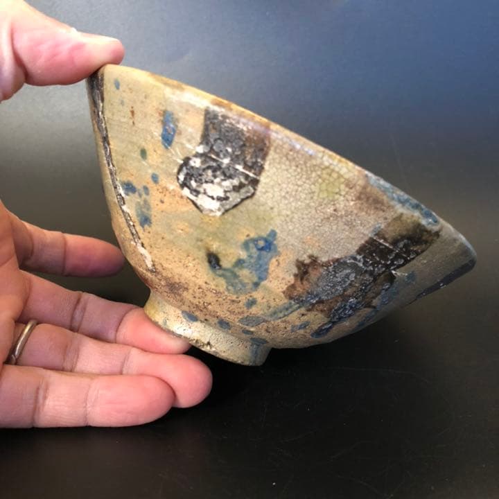 古美術品◼️蔵から謎の抹茶茶碗が出て来ました。茶道具、珍品