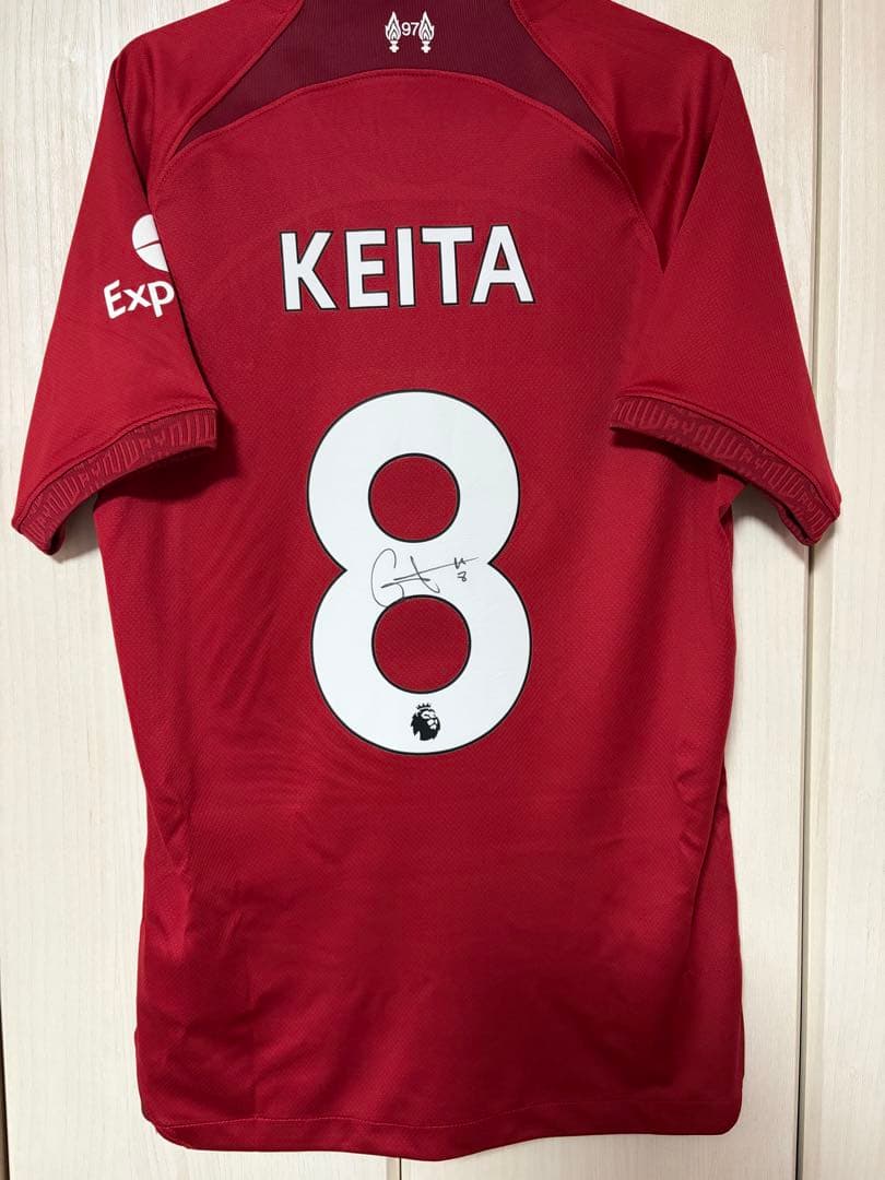 最終値下 リバプール ナビ・ケイタ サイン入り ユニフォーム Liverpool