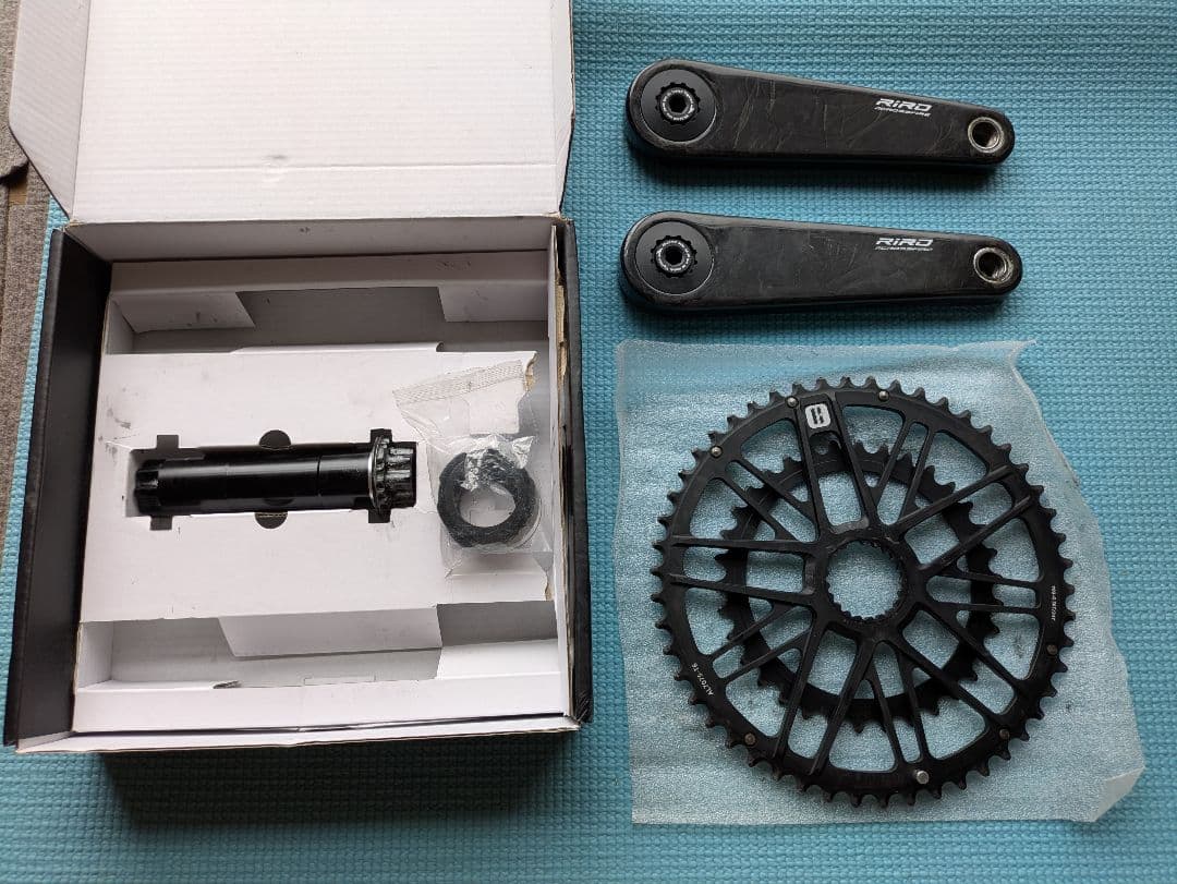 RIRO カーボンクランク 165mm DUB28.99mm 50/34 軽量