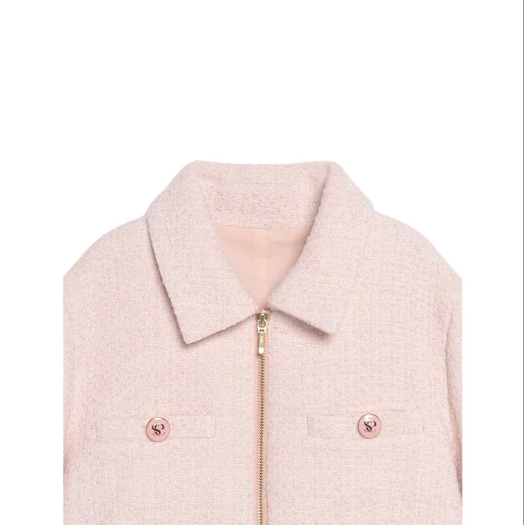 Eimy Golf Eimy Istoireミルキーツイードジャケット