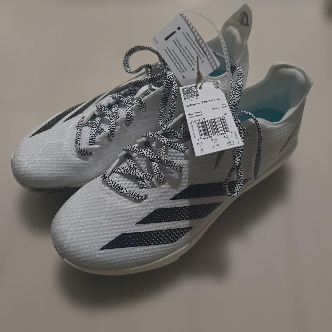 アディゼロエレクトリック　スパイクシューズ　27.0