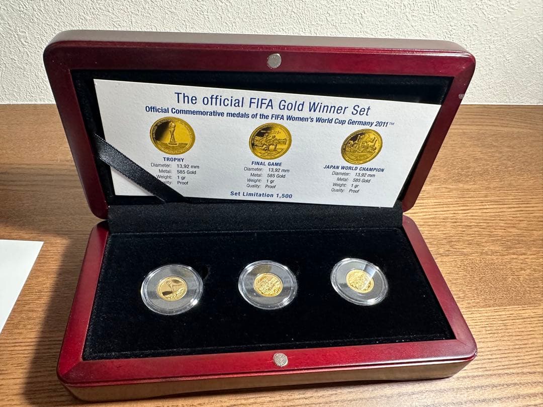 FIFA女子ワールドカップドイツ2011優勝公式記念メダル