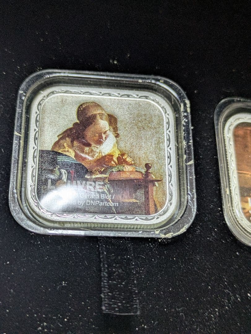 ルーブル美術館1オンス純銀3枚　BOX劣化あり