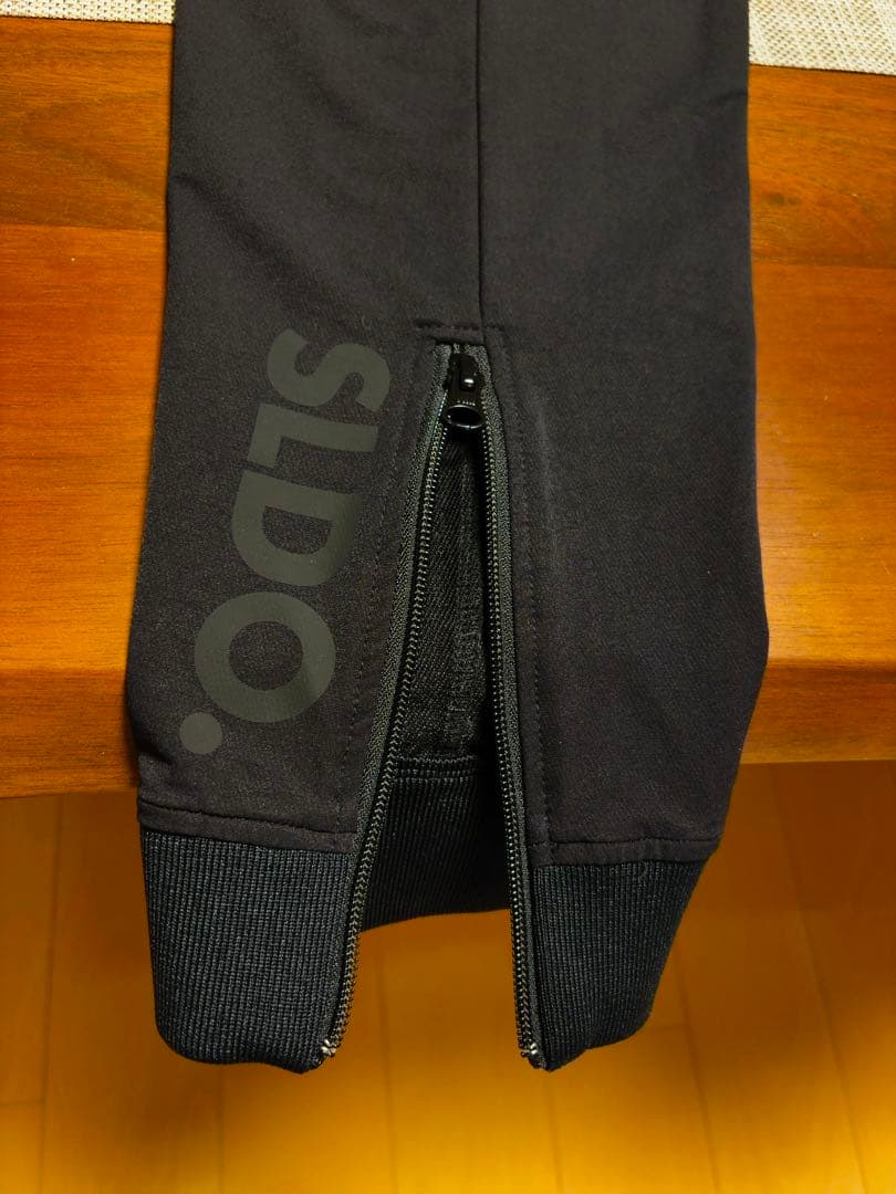 SLDO.(エスルド)リブパンツ 黒　サイズXL