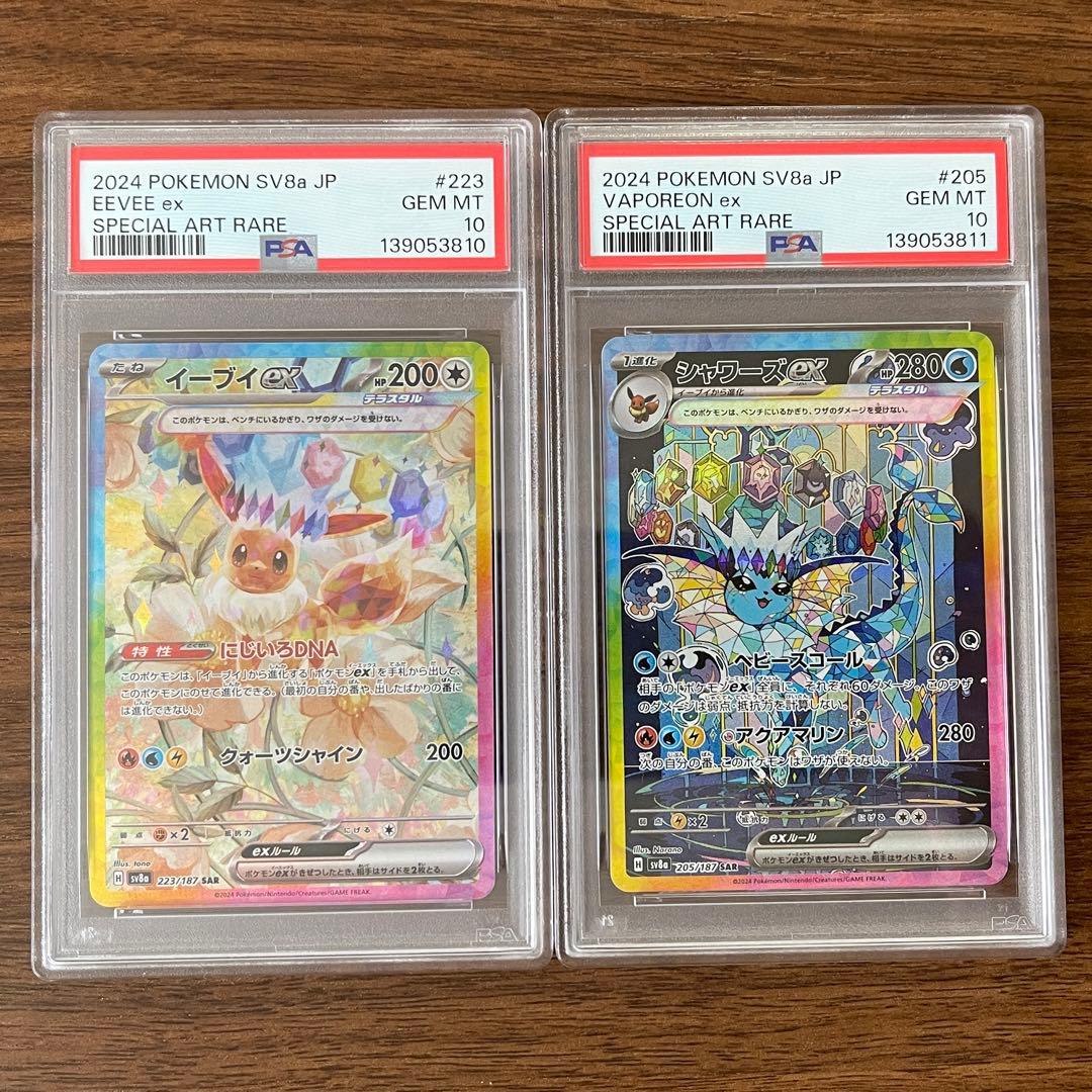 10連番 ブイズ sar PSA10 【極美品】 テラスタルフェスex