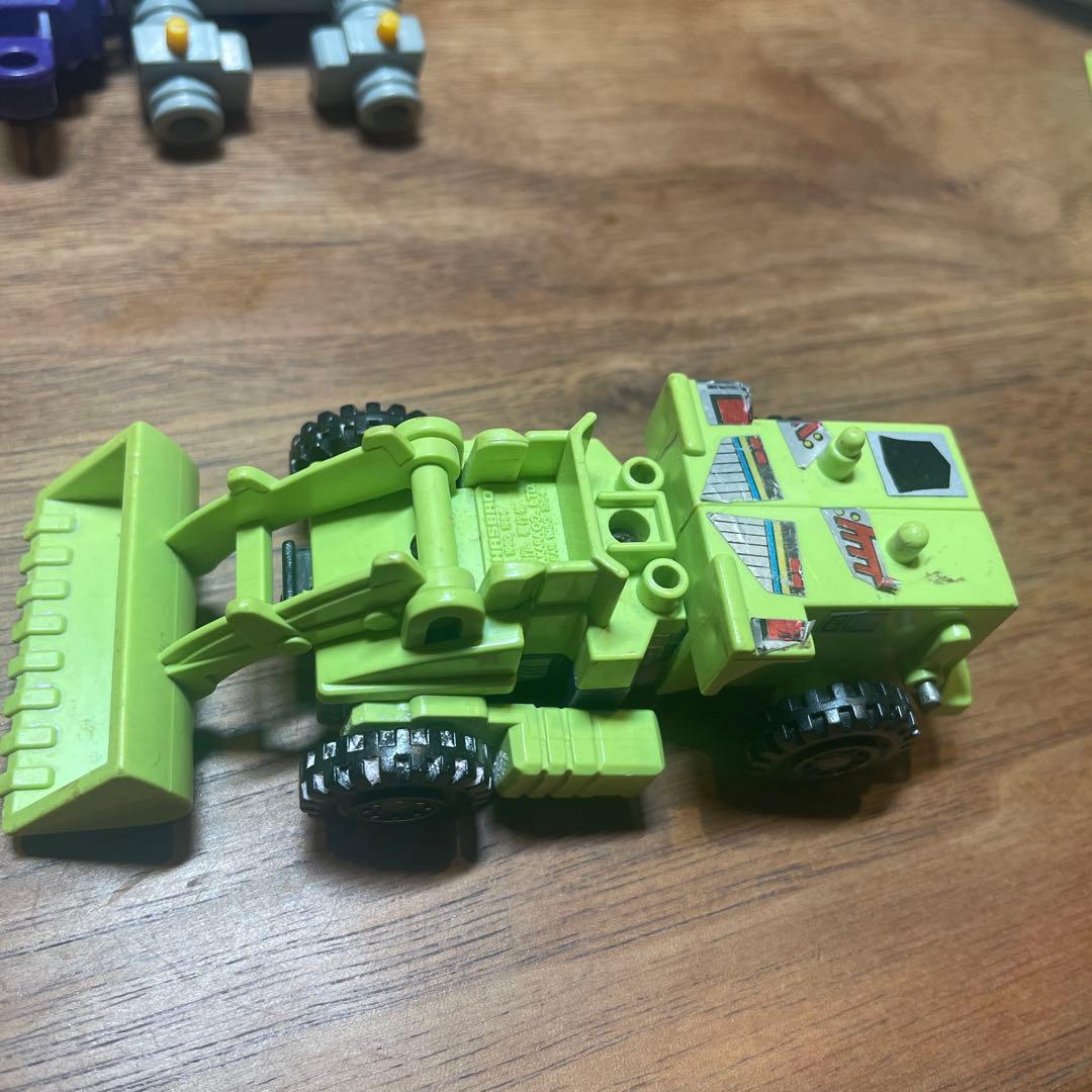 【当時物】トランスフォーマー ビルドロン 巨人兵 デバスター　中古　欠品有り