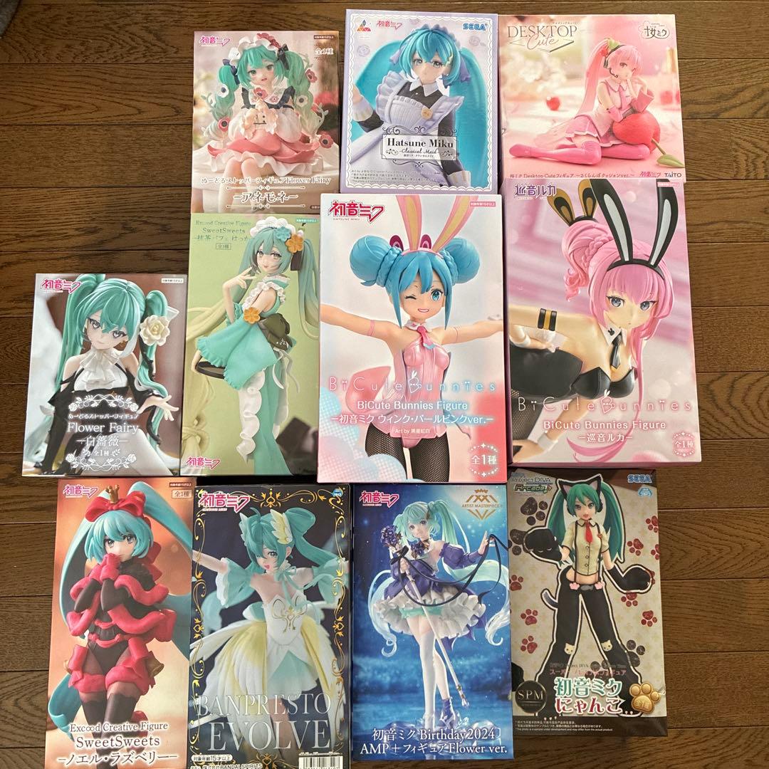 初音ミク 巡音ルカ　フィギュア まとめ　新品　 未開封　美少女