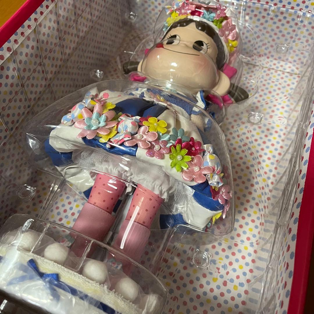 【美品】不二家 ペコちゃん ポコちゃん 60周年 ビスクドール ペア2011