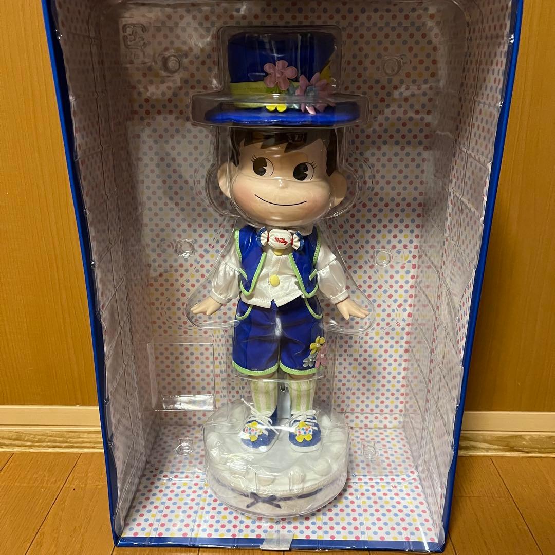 【美品】不二家 ペコちゃん ポコちゃん 60周年 ビスクドール ペア2011