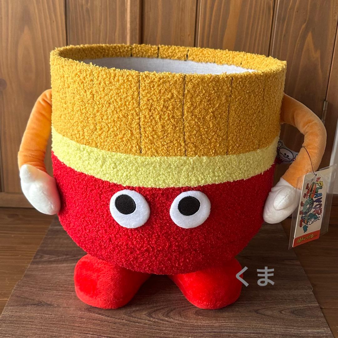 ニコアンド ×FLAVORS コラボ スタンドバスケット レッド ポテト 新品