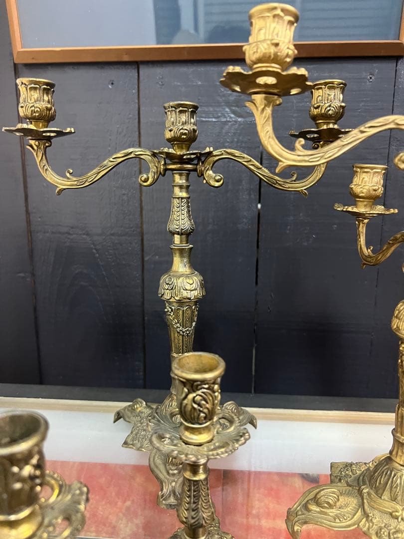 ビンテージ　イタリア製　燭台　7つセット